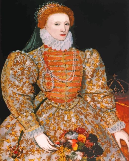 Elizabeth Queen Painting By Numbers Kits