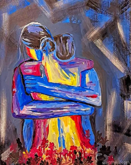 Abstract Romance Painting By Numbers Kits