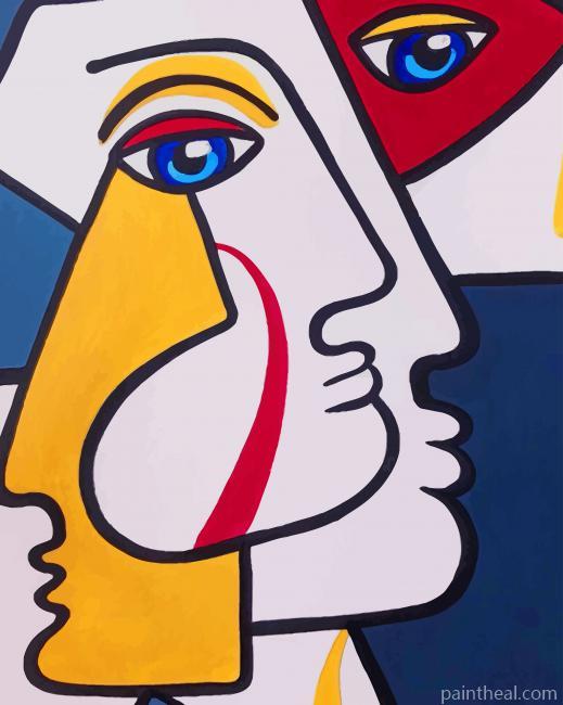 Faces Laurent Folco Painting By Numbers Kits