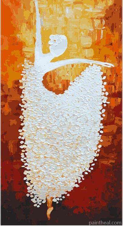 Ballet Dancer Art Painting By Numbers Kits