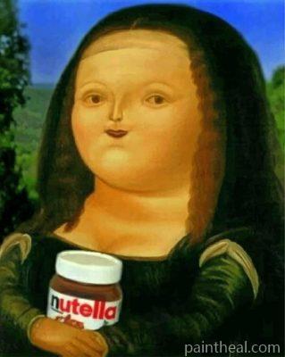 Fat Mona Lisa Painting By Numbers Kits