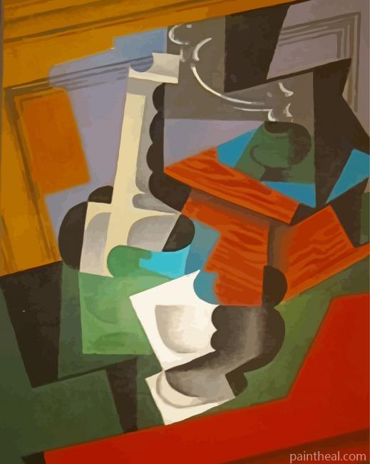 The Coffee Mill by Juan Gris Painting By Numbers Kits