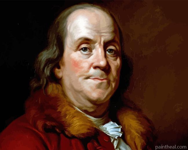Ben Franklin Portrait Painting By Numbers Kits