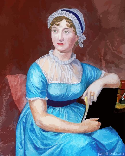 Novelist Jane Austen Painting By Numbers Kits