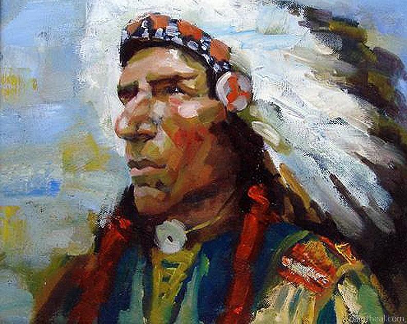 American Indian Chief Painting By Numbers Kits