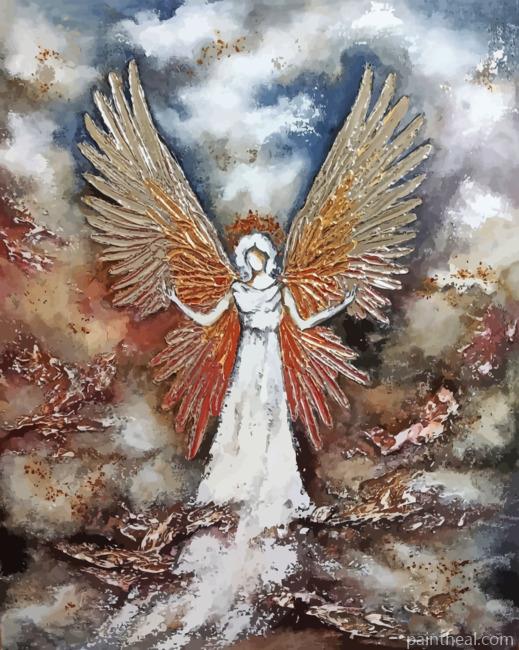 Abstract Angel Painting By Numbers Kits