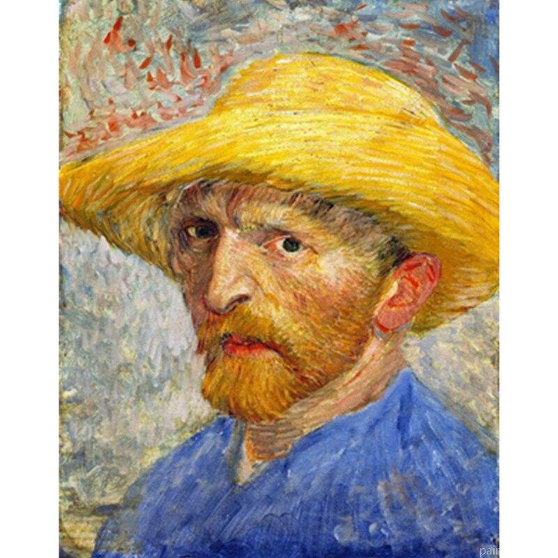 Self Portrait With A Straw Hat Painting By Numbers Kits