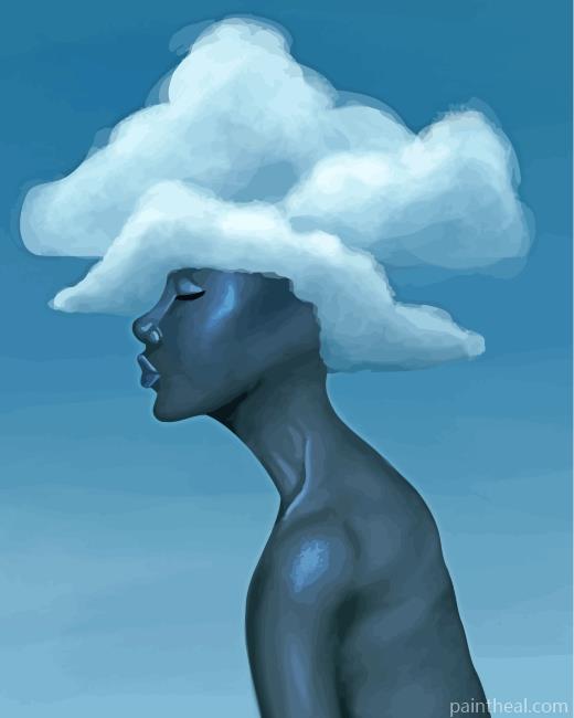 Head In The Clouds Art Painting By Numbers Kits