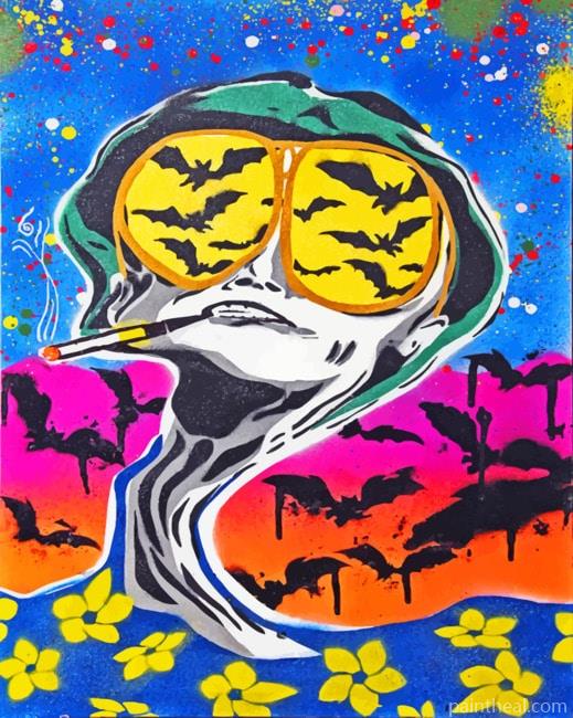 Trippy Art Painting By Numbers Kits