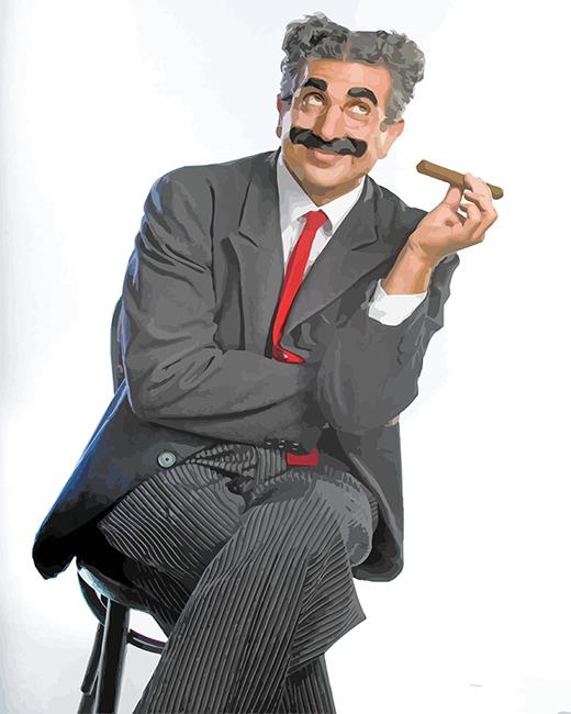 Frank Ferrante Groucho Painting By Numbers Kits