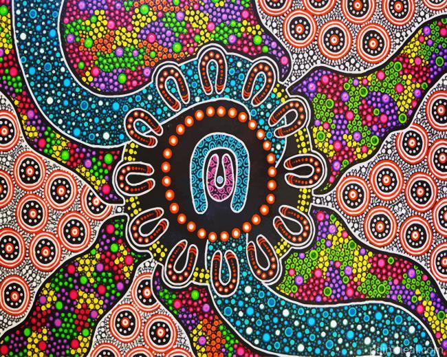 Aesthetic Aboriginal Art Painting By Numbers Kits