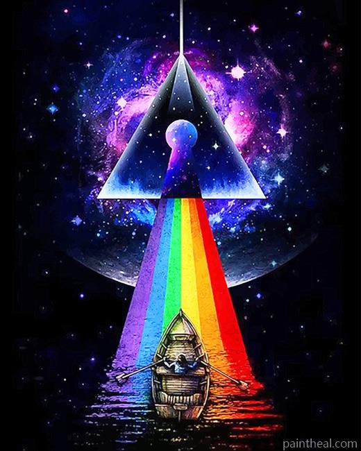 Pink Floyd Dark Side Of Moon Painting By Numbers Kits