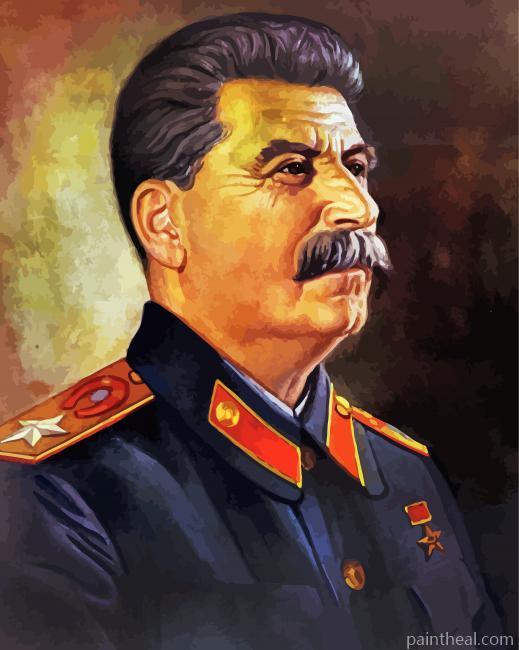 Joseph Stalin Political Leader Painting By Numbers Kits