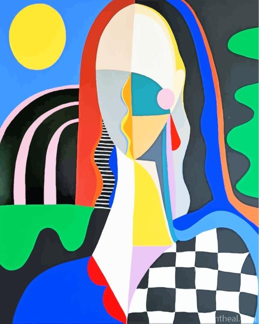 Cubism Mona Art Painting By Numbers Kits