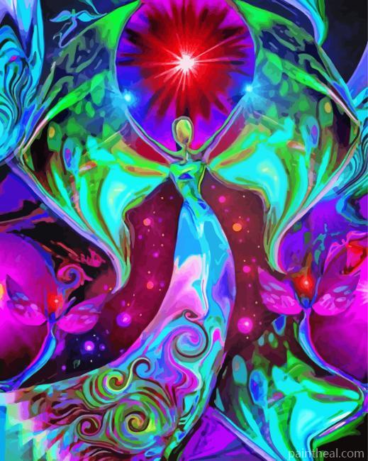 Metaphysical Woman Painting By Numbers Kits