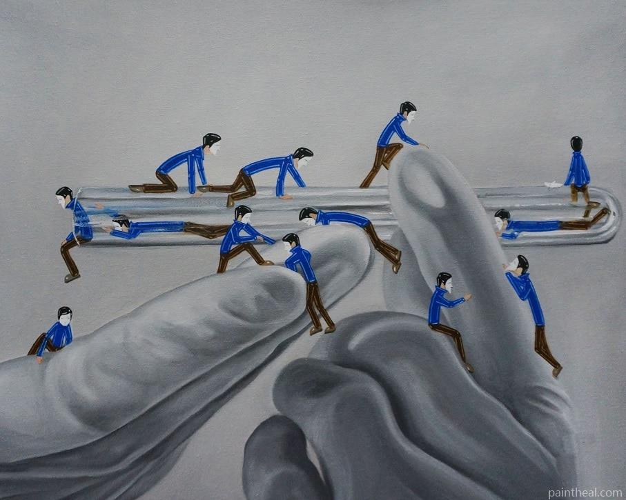 Surrealism Art Painting By Numbers Kits