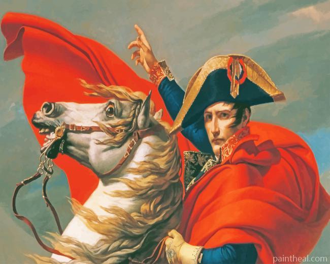 Napoleon Bonaparte On Horse Painting By Numbers Kits