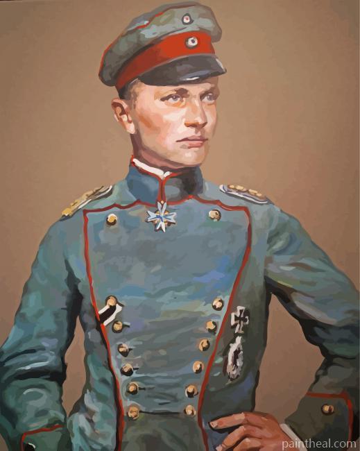 Von Richthofen Pilot Painting By Numbers Kits