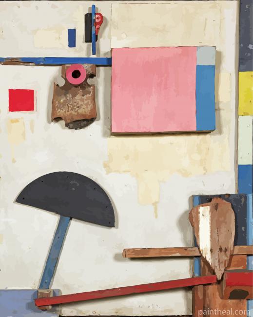 Merzbild Kijkduin Painting By Numbers Kits