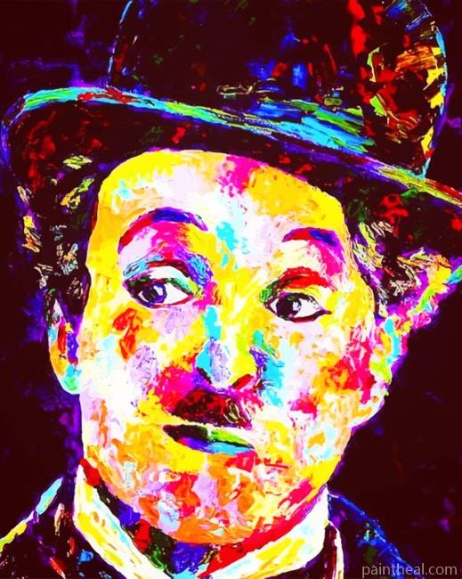 Charlie Chaplin Art Painting By Numbers Kits