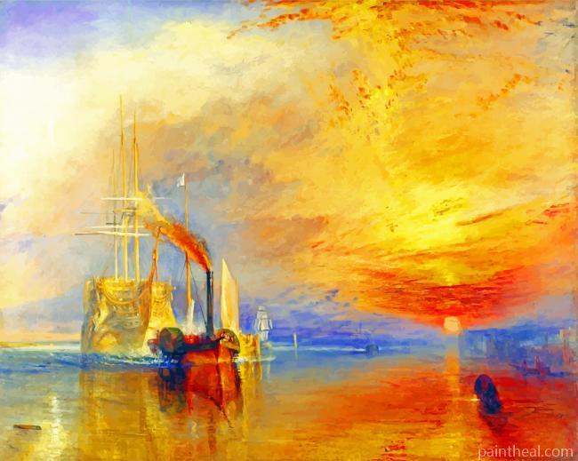 The Fighting Temeraire Painting By Numbers Kits