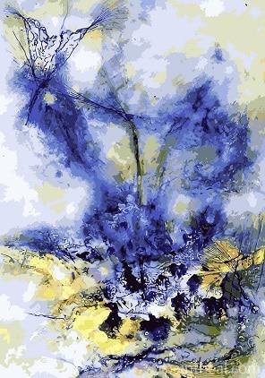Blue Sand Painting By Numbers Kits