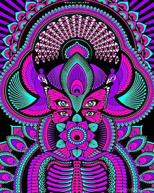 Trippy Mandala Painting By Numbers Kits