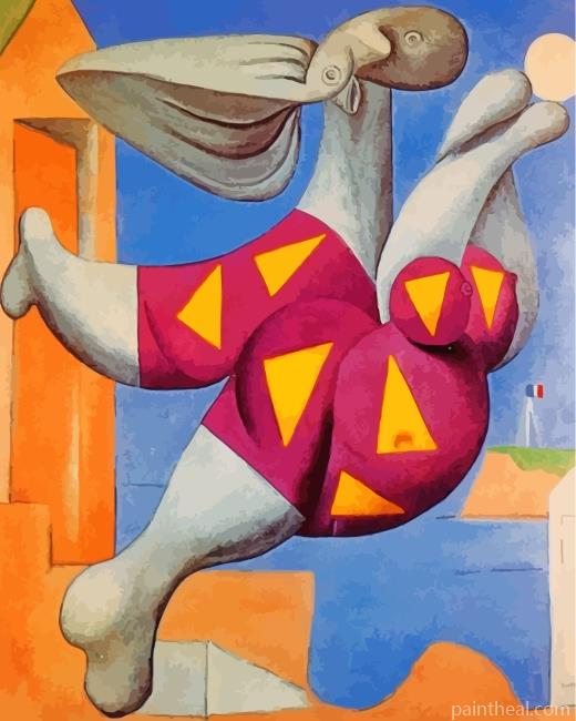 Bather With A Beach Ball Picasso Painting By Numbers Kits
