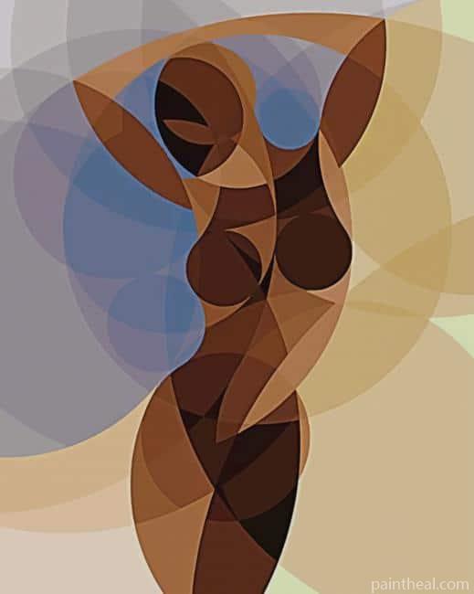 Girl Body Abstract Art Painting By Numbers Kits