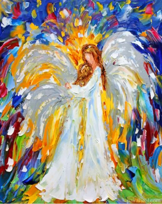 Abstract Angels Painting By Numbers Kits