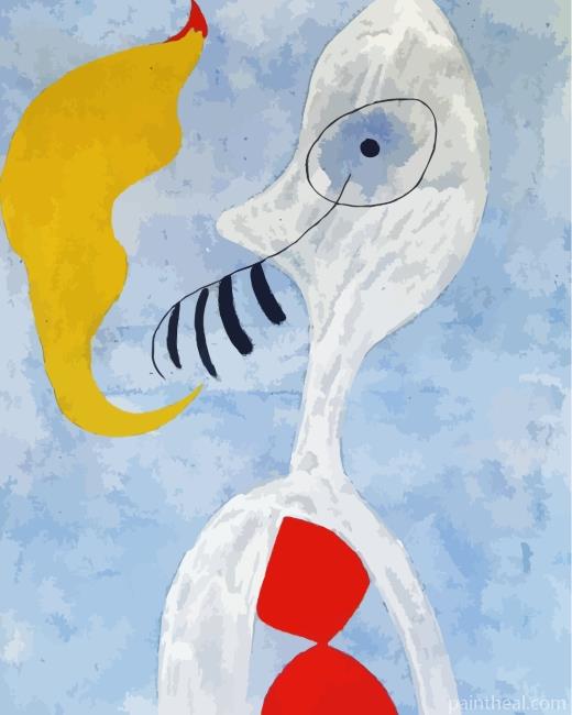 Smoker Head Joan Miro Painting By Numbers Kits