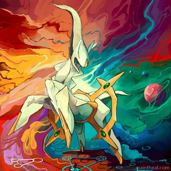 Abstract Arceus Pokemon Painting By Numbers Kits
