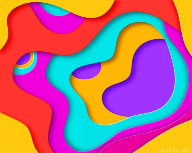 Color Waves Painting By Numbers Kits