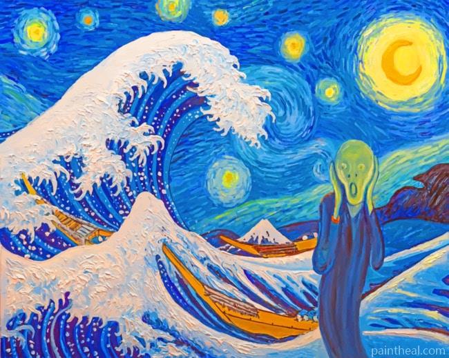The Great Wave Off Kanagawa Painting By Numbers Kits