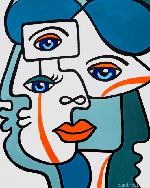 Laurent Folco Abstract Painting By Numbers Kits
