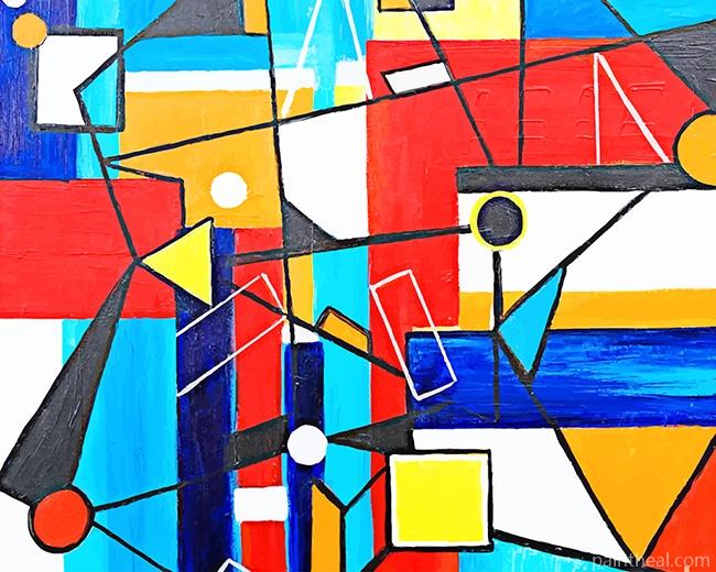 Geometric Art Painting By Numbers Kits