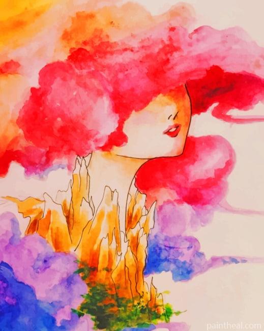 Colorful Watercolor Art Painting By Numbers Kits