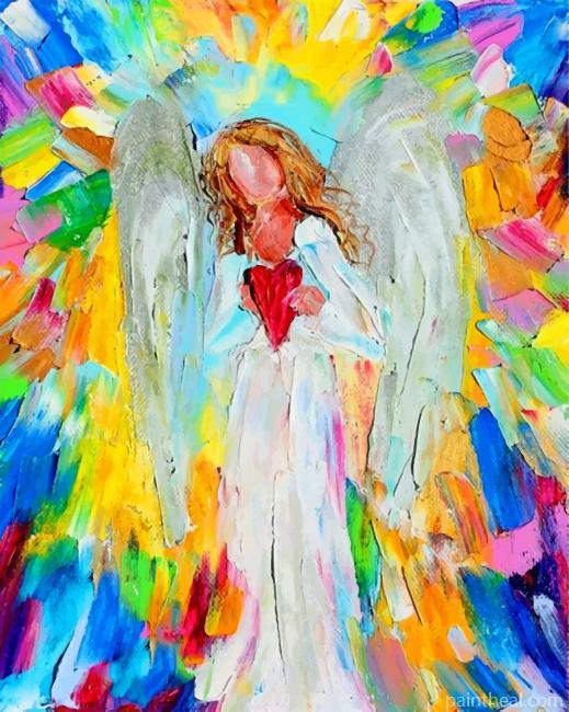 Abstract Angel Of Love Painting By Numbers Kits