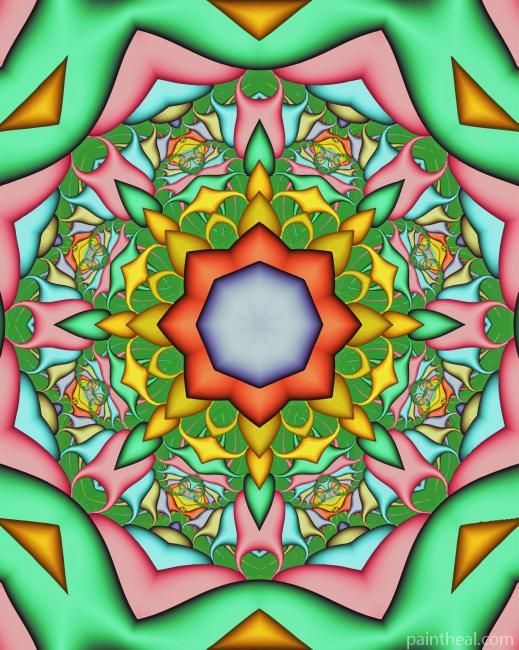 Mandala Art Painting By Numbers Kits