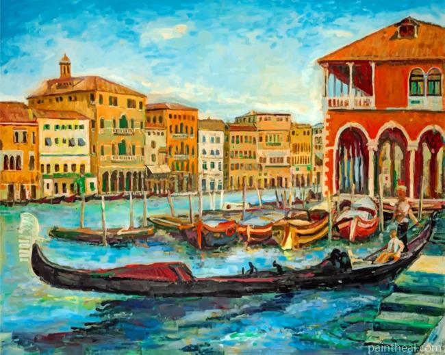 Aesthetic Abstract Venice Painting By Numbers Kits