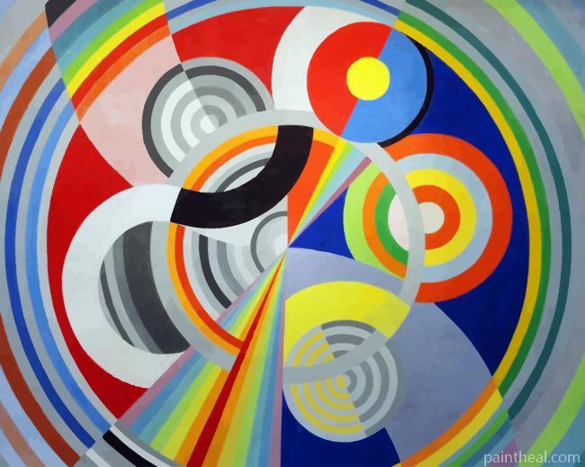 Robert Delaunay Rythme Painting By Numbers Kits