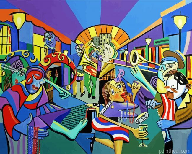 Mardi Gras Party Painting By Numbers Kits