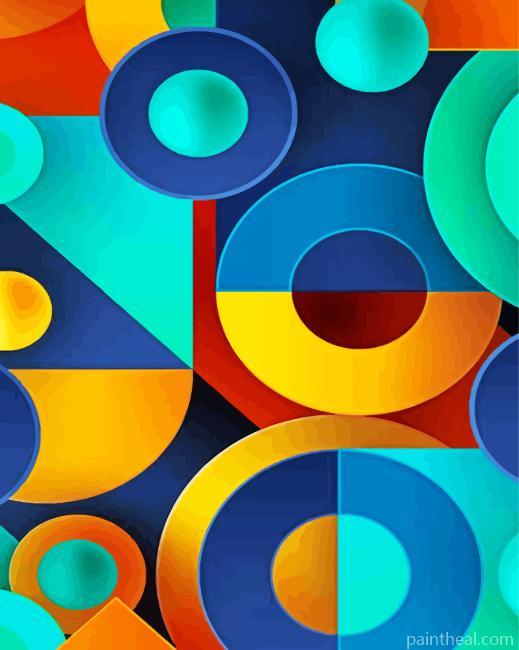Artistic Circles Painting By Numbers Kits