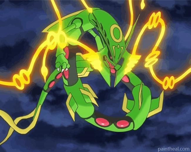 Rayquaza Species Painting By Numbers Kits