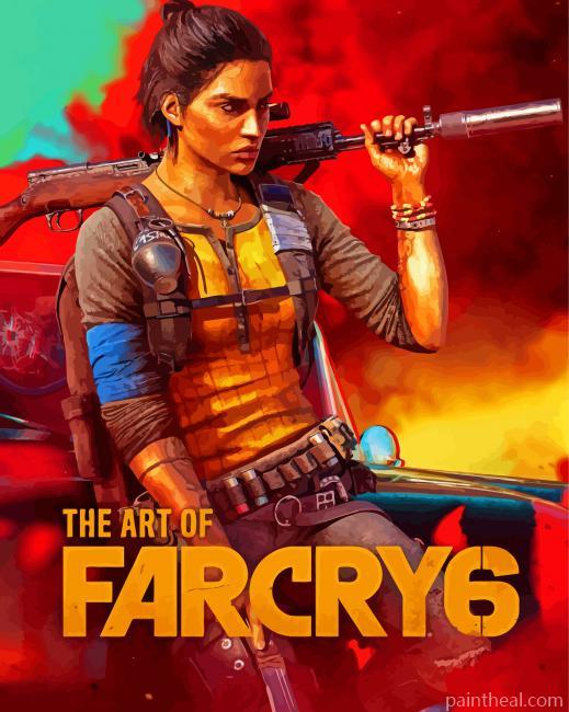 Far Cry Game Poster Painting By Numbers Kits