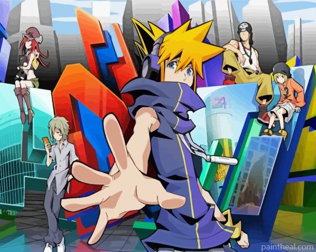 The World Ends With You Painting By Numbers Kits