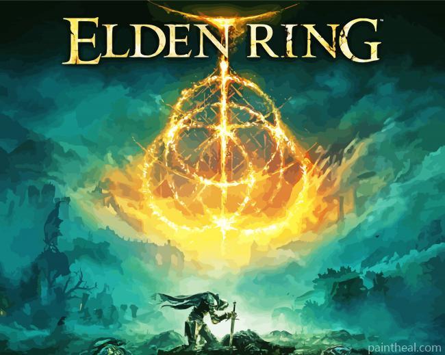 Elden Ring Game Poster Painting By Numbers Kits