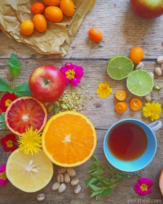 Tea And Fruit NEW Painting By Numbers Kits