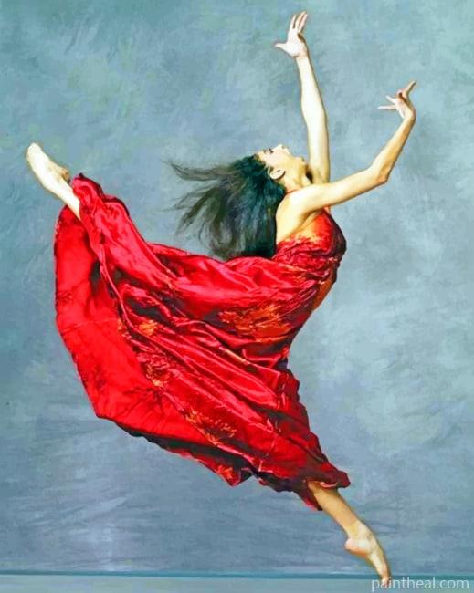 Modern Dancer Lady NEW Painting By Numbers Kits