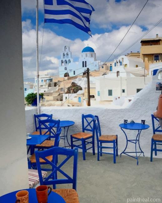 Santorini Coffee NEW Painting By Numbers Kits